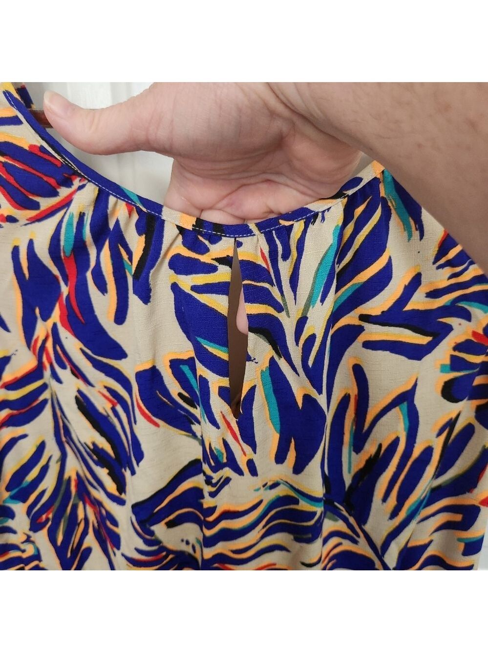 Tahari Vintage Floral Sleeveless Maxi Dress - Picture 2 of 6